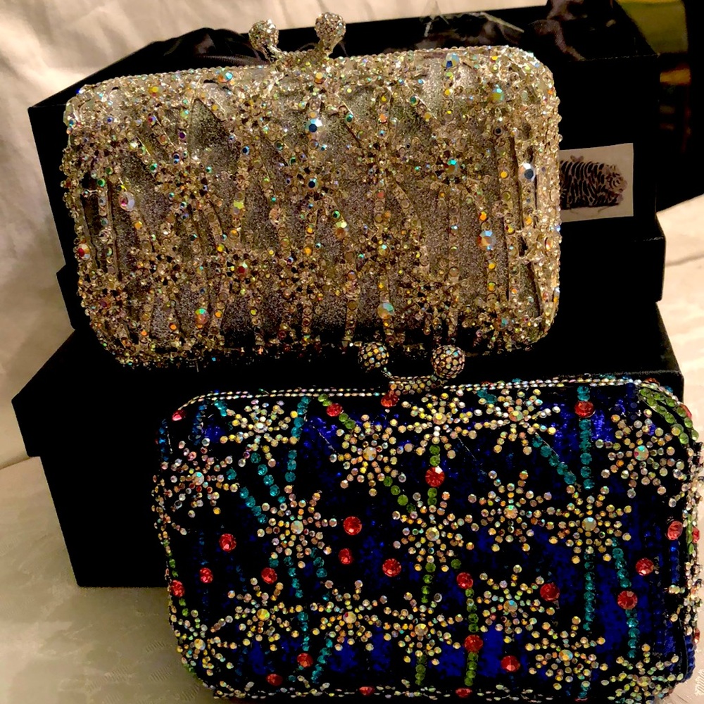 New jewel evening clutch
